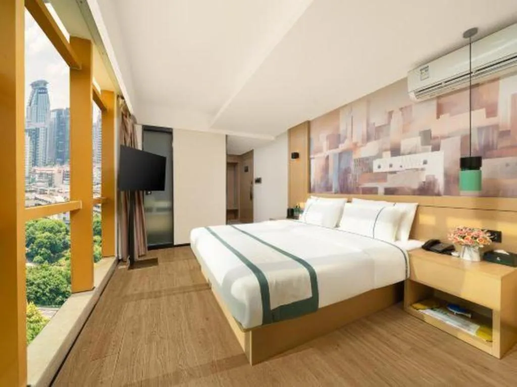 Bed in City Comfort Inn Nanning Exhibition Center Hangyang City Metro Station