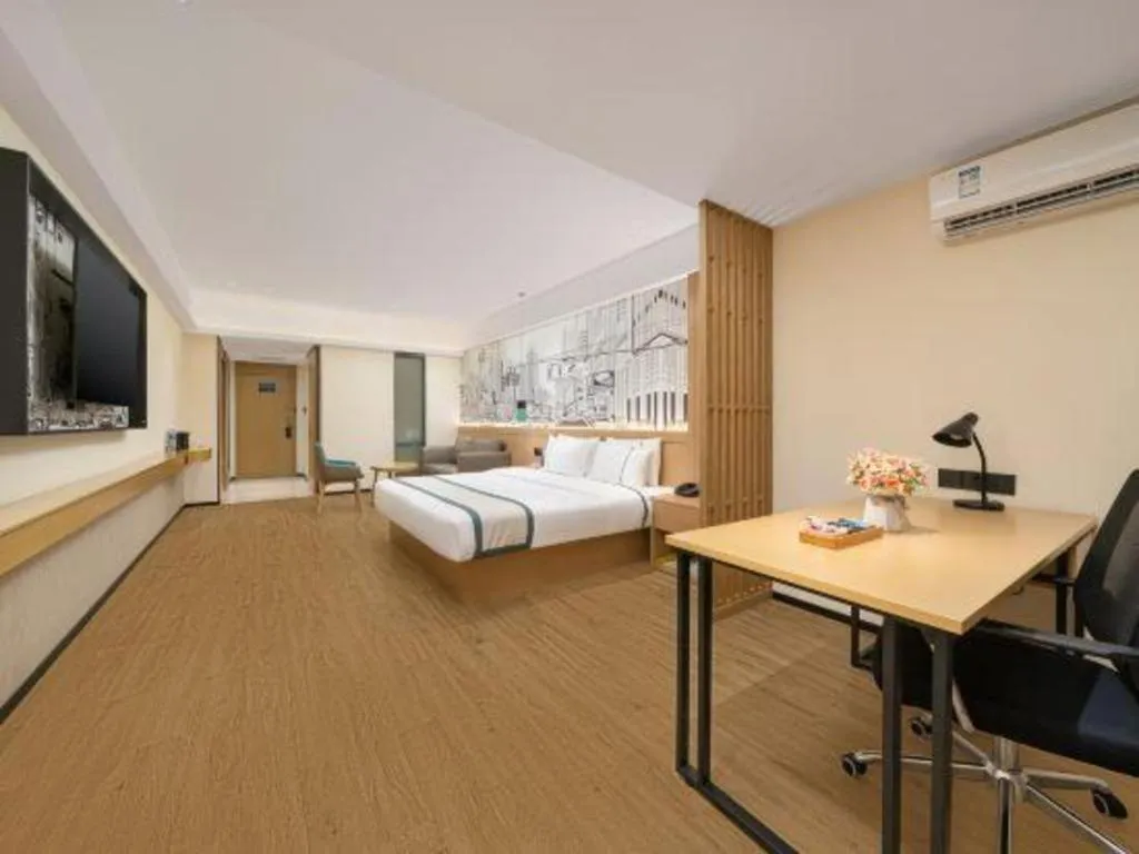 Bed in City Comfort Inn Nanning Exhibition Center Hangyang City Metro Station