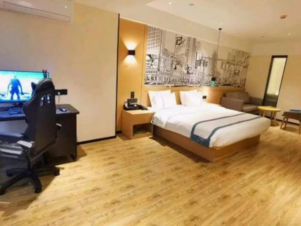 Bed in City Comfort Inn Nanning Exhibition Center Hangyang City Metro Station