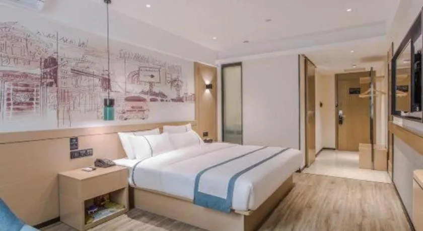 Bed in City Comfort Inn Nanning Exhibition Center Hangyang City Metro Station