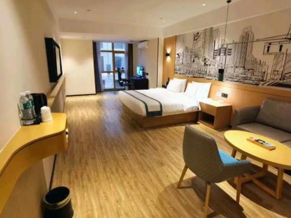 Bed in City Comfort Inn Nanning Exhibition Center Hangyang City Metro Station