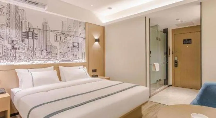 Bed in City Comfort Inn Nanning Exhibition Center Hangyang City Metro Station