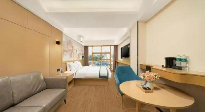 Bed in City Comfort Inn Nanning Exhibition Center Hangyang City Metro Station