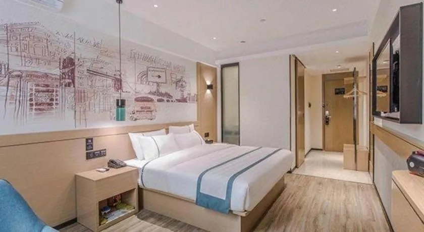 Bed in City Comfort Inn Nanning Exhibition Center Hangyang City Metro Station