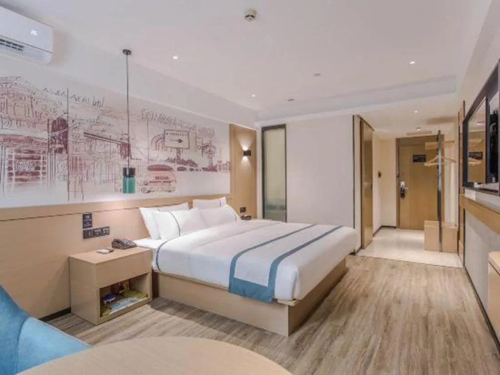 Bed in City Comfort Inn Nanning Exhibition Center Hangyang City Metro Station