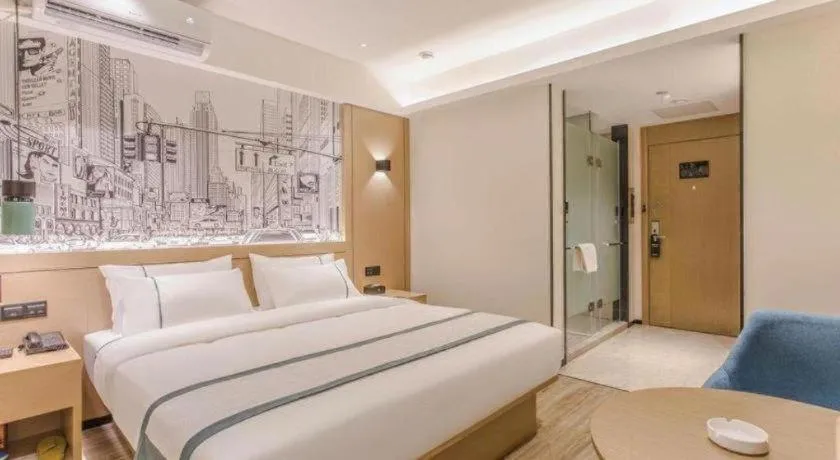 Bed in City Comfort Inn Nanning Exhibition Center Hangyang City Metro Station