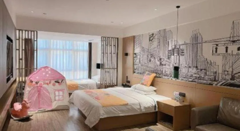 Bed in City Comfort Inn Nanning Exhibition Center Hangyang City Metro Station