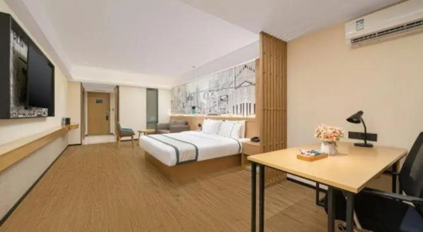 Bed in City Comfort Inn Nanning Exhibition Center Hangyang City Metro Station