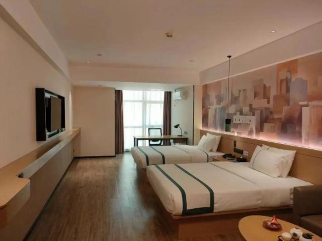 Bed in City Comfort Inn Nanning Exhibition Center Hangyang City Metro Station