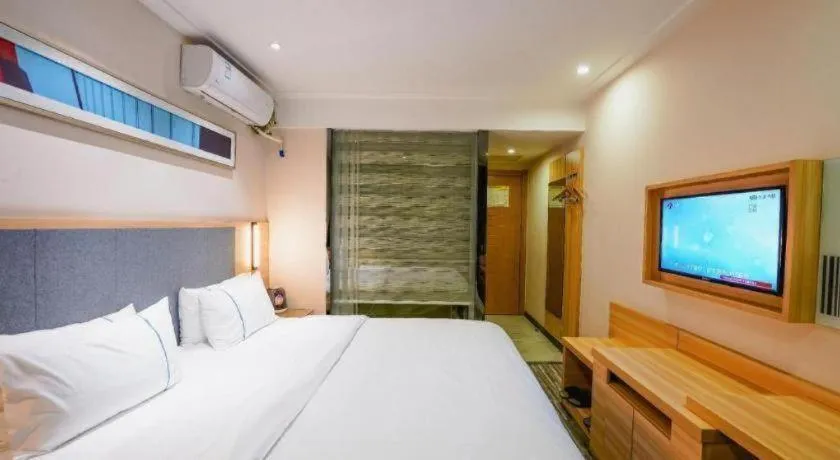 Bed in City Comfort Inn Nanchang Bayi Square Metro Station Wushang