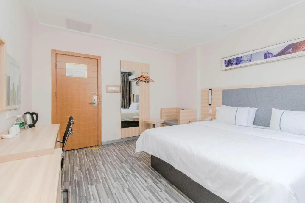 Bed in City Comfort Inn Nanchang Bayi Square Metro Station Wushang