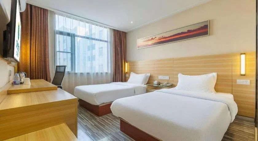 Bed in City Comfort Inn Nanchang Bayi Square Metro Station Wushang