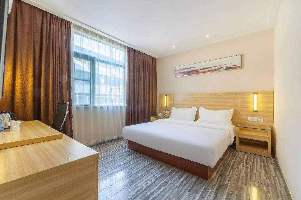 Bed in City Comfort Inn Nanchang Bayi Square Metro Station Wushang