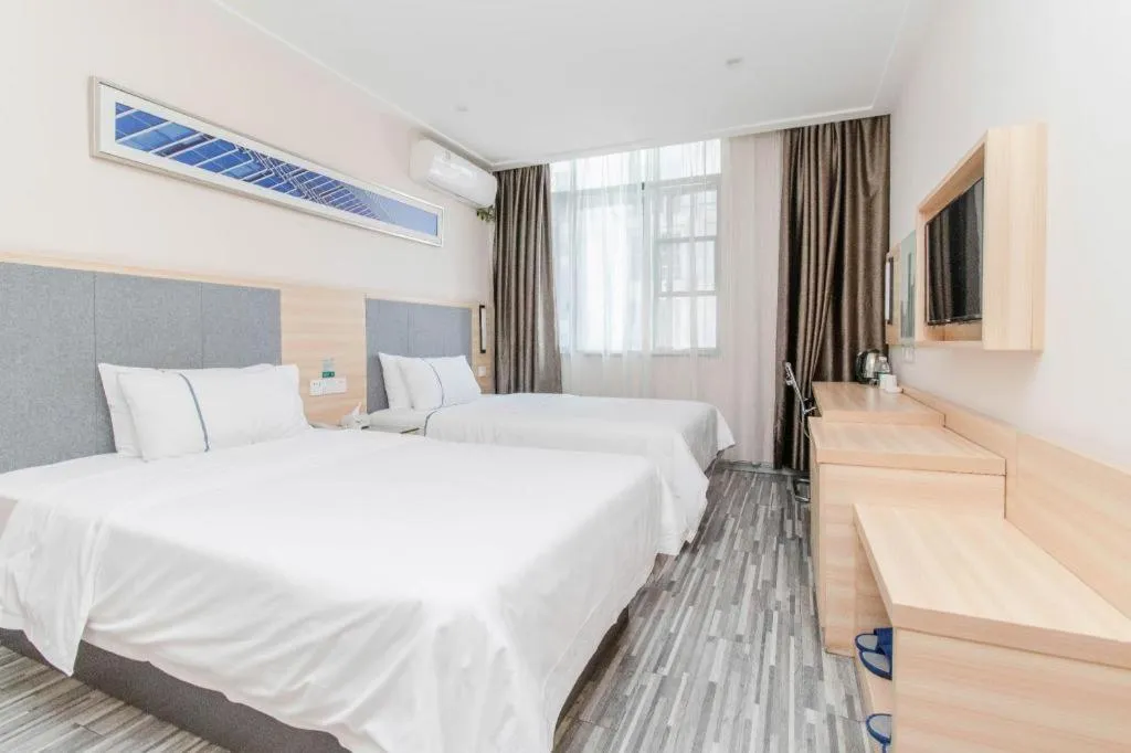 Bed in City Comfort Inn Nanchang Bayi Square Metro Station Wushang