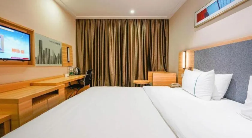 Bed in City Comfort Inn Nanchang Bayi Square Metro Station Wushang