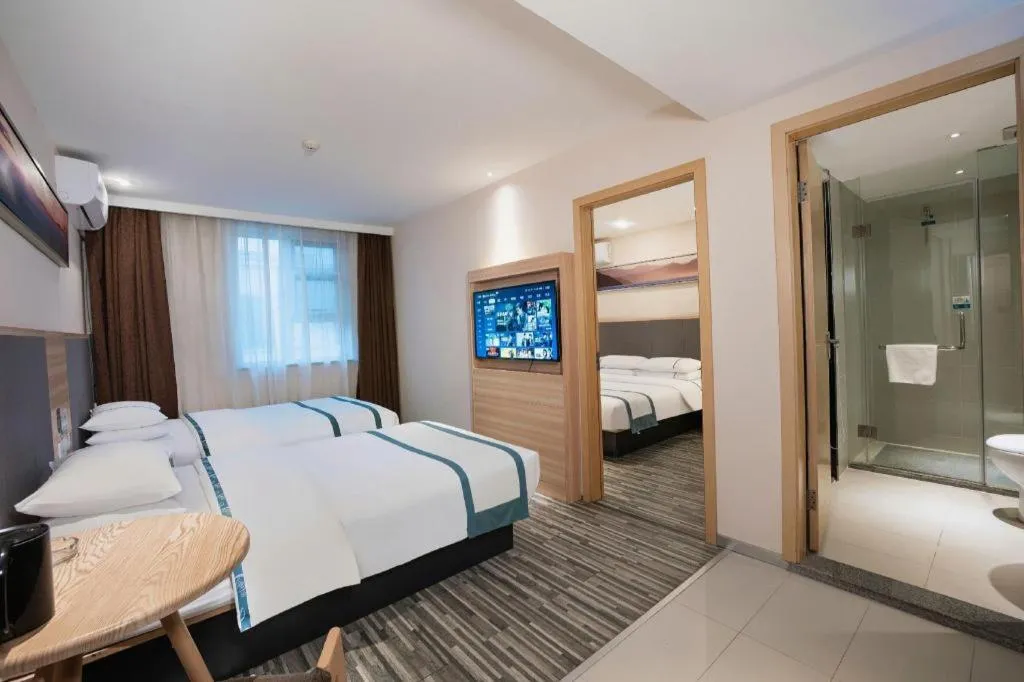 Bed in City Comfort Inn Anyang Railway Station