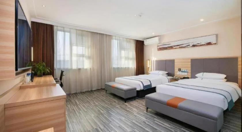 Bed in City Comfort Inn Anyang Railway Station