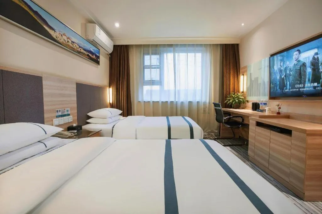 Bed in City Comfort Inn Anyang Railway Station