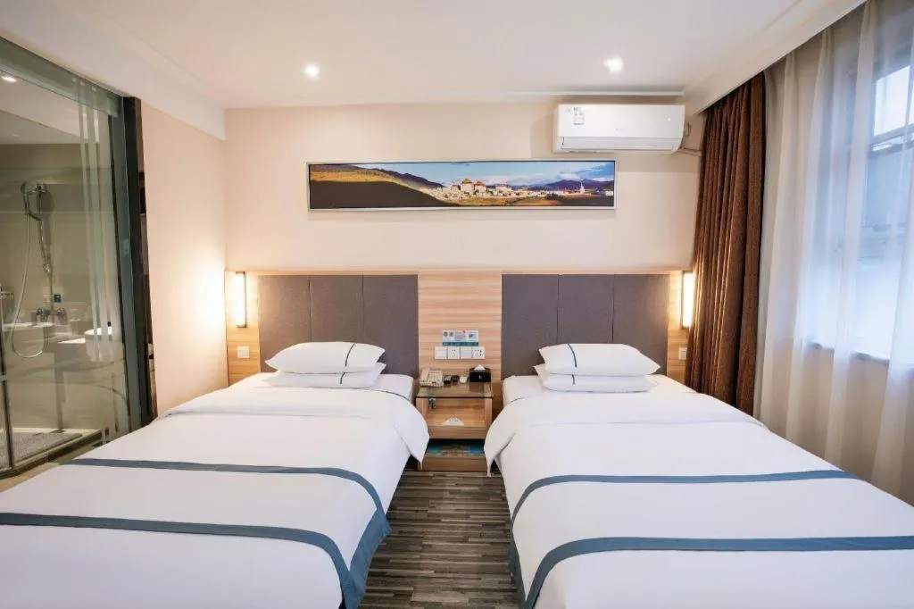 Bed in City Comfort Inn Anyang Railway Station