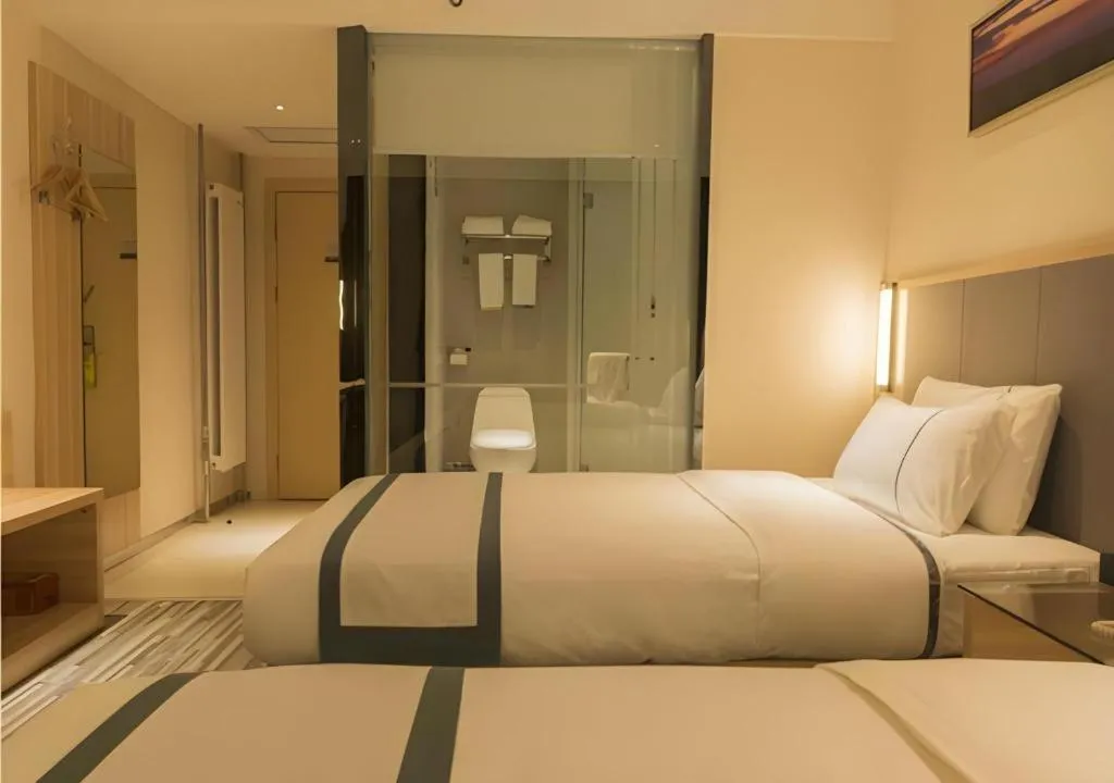 Bed in City Comfort Inn Anyang Railway Station