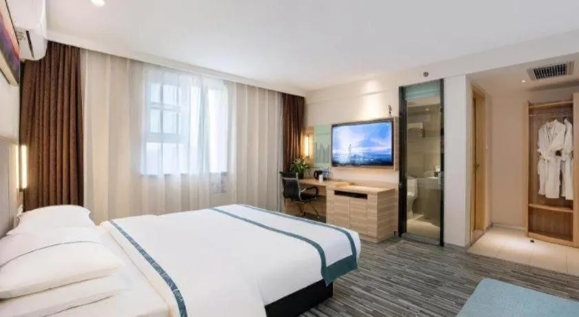 Bed in City Comfort Inn Anyang Railway Station