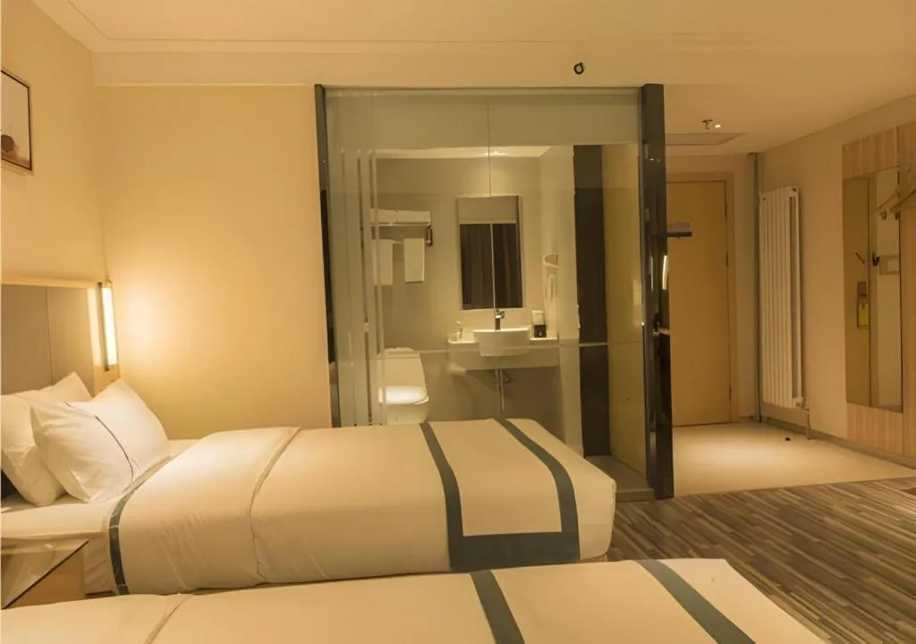 Bed in City Comfort Inn Anyang Railway Station