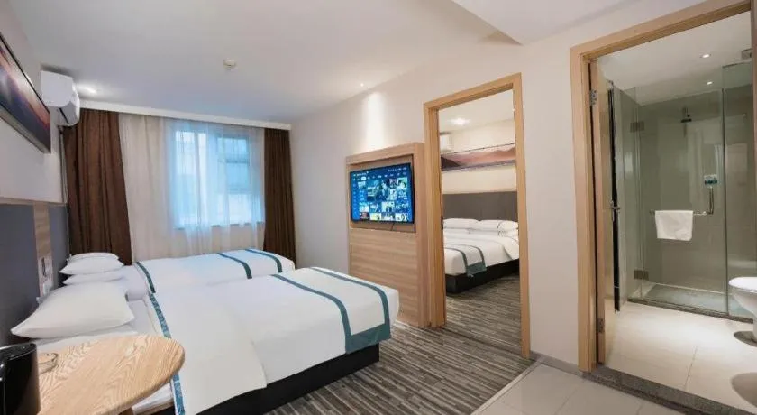 Bed in City Comfort Inn Anyang Railway Station