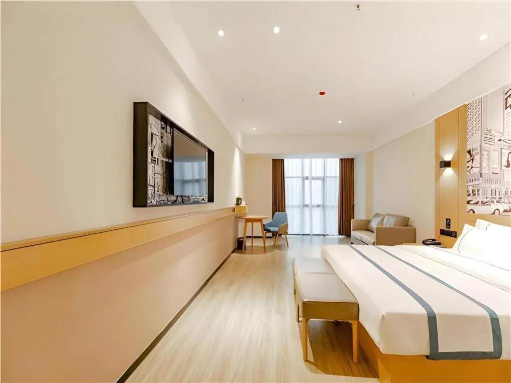 Bed in City Comfort Inn Dongguan Dalingshan Xinli Agricultural Wholesale