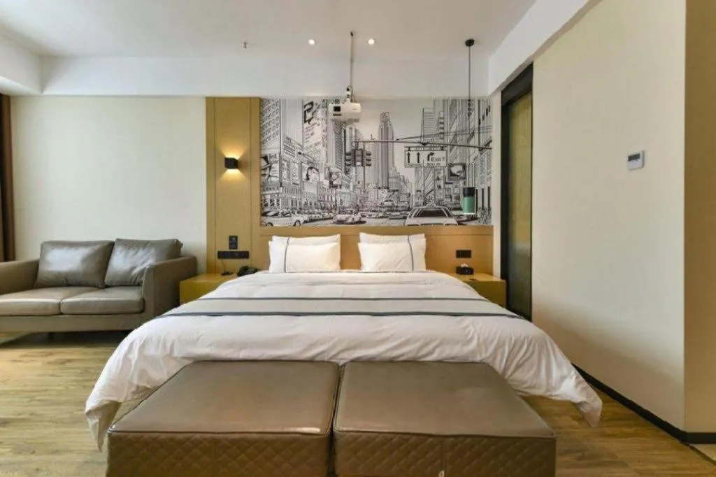 Bed in City Comfort Inn Dongguan Dalingshan Xinli Agricultural Wholesale