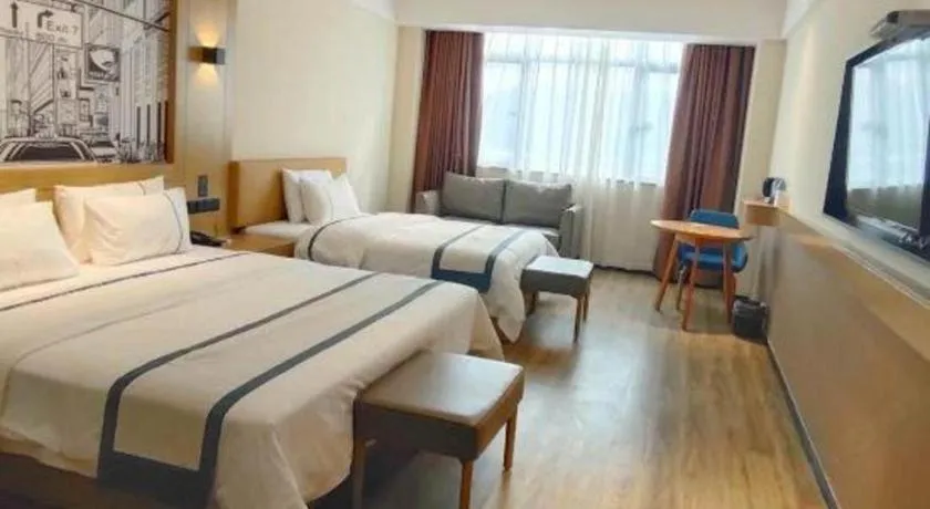 Bed in City Comfort Inn Dongguan Dalingshan Xinli Agricultural Wholesale