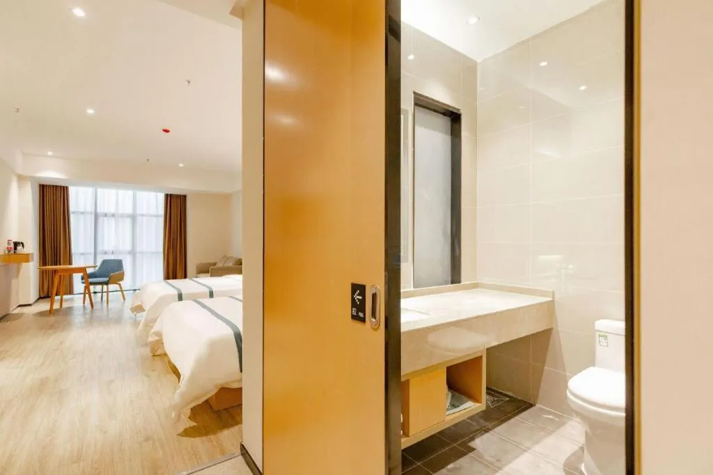 Bed in City Comfort Inn Dongguan Dalingshan Xinli Agricultural Wholesale