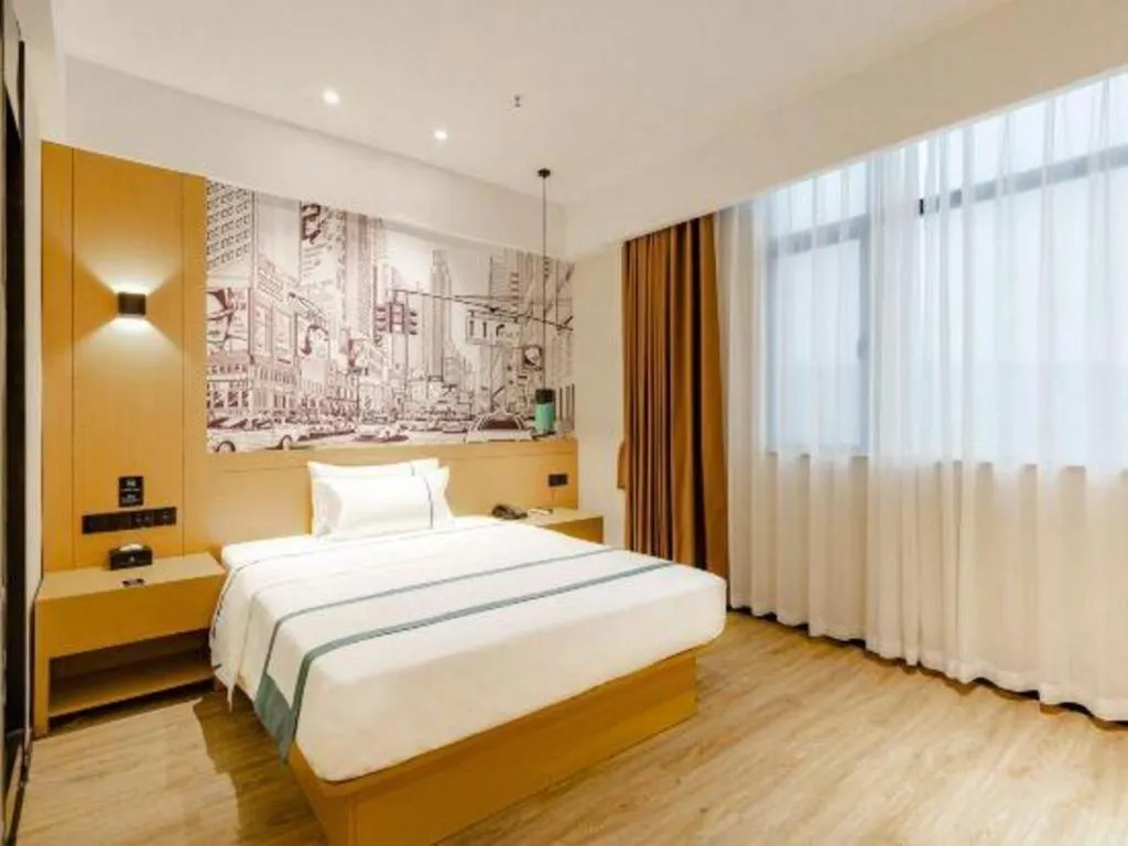 Bed in City Comfort Inn Dongguan Dalingshan Xinli Agricultural Wholesale