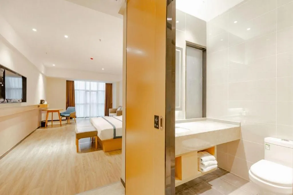 Bed in City Comfort Inn Dongguan Dalingshan Xinli Agricultural Wholesale