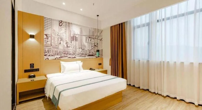 Bed in City Comfort Inn Dongguan Dalingshan Xinli Agricultural Wholesale
