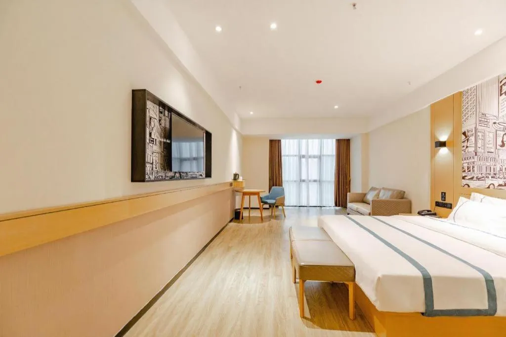 Bed in City Comfort Inn Dongguan Dalingshan Xinli Agricultural Wholesale