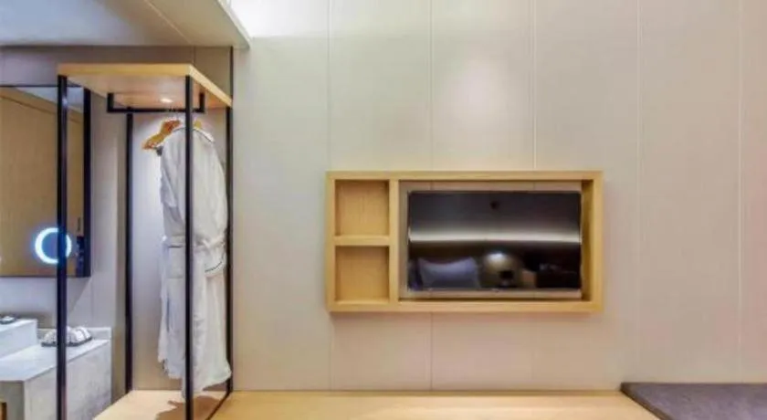 Bed in Borrman Hotel Chongqing Liberation Monument Hongyadong