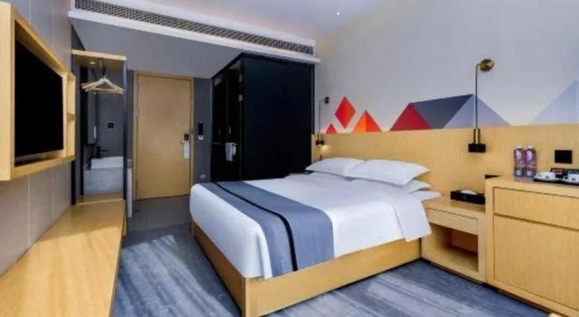 Bed in Borrman Hotel Chongqing Liberation Monument Hongyadong