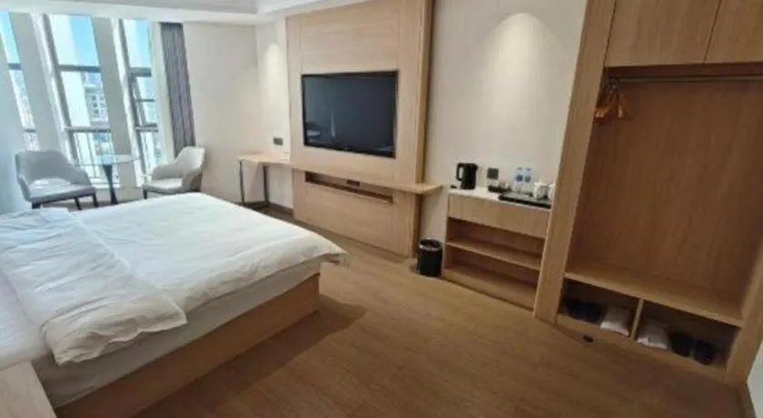 Bed in Borrman Hotel Chongqing Liberation Monument Hongyadong