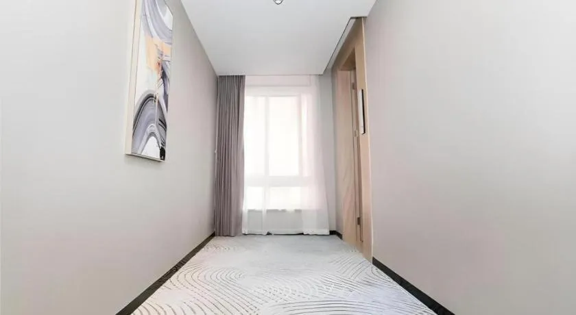 Bed in Echarm Hotel Hefei South Railway Station Qiupuhe Road Metro Station