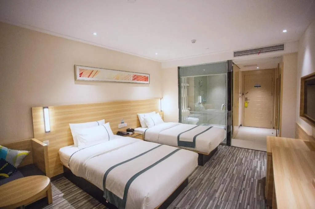 Bed in City Comfort Inn Qichun Experimental Middle School