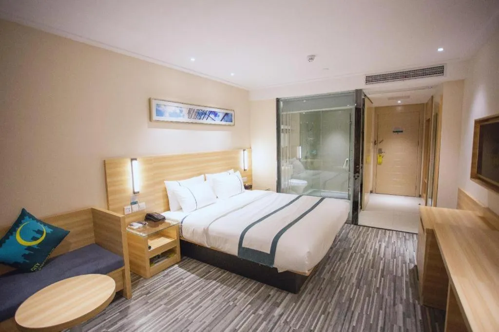 Bed in City Comfort Inn Qichun Experimental Middle School