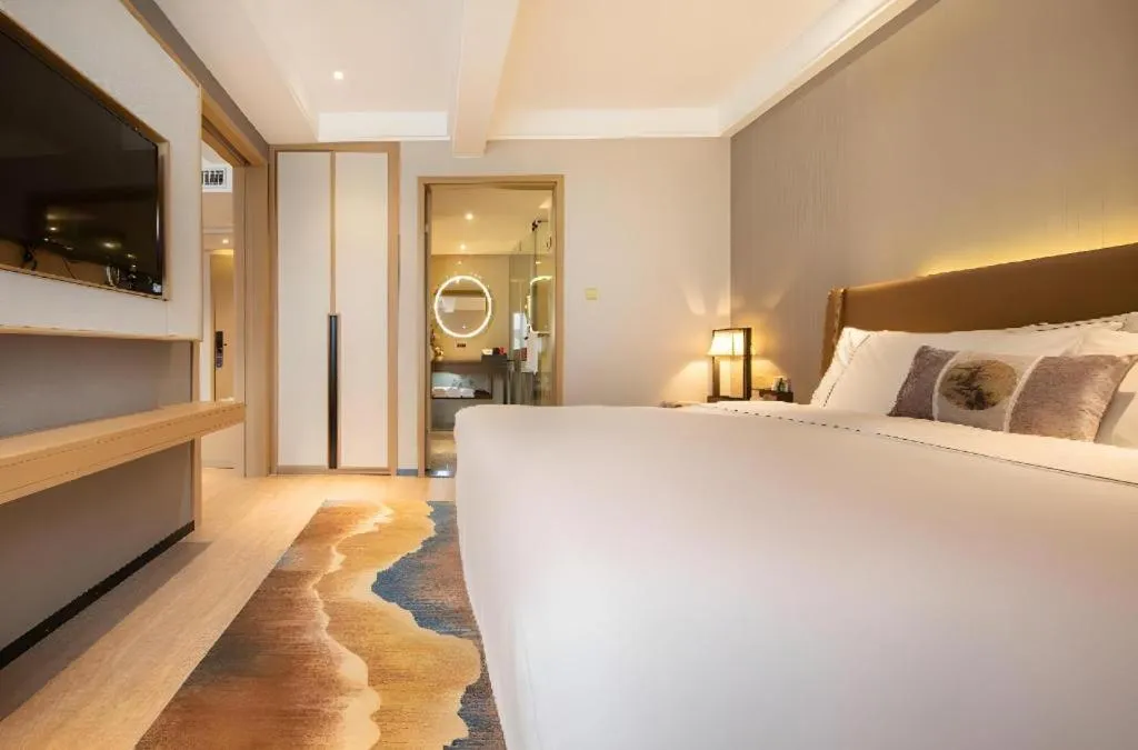 Bed in E-Cheng Hotel Xiaogan Hanchuan Renming Road