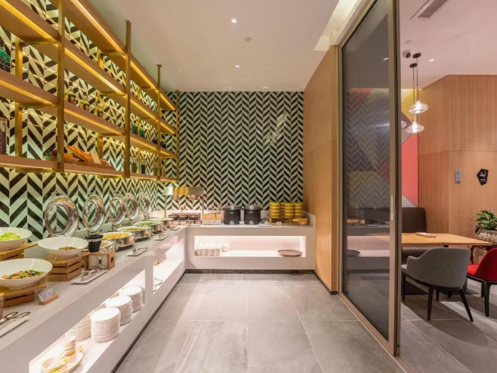 Bed in Borrman Hotel Jining Rencheng District Government Zhongde Plaza