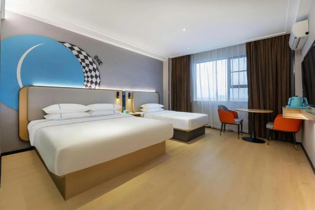 Bed in City Comfort Inn Yangjiang Yangxi Renmin Road Triumph Plaza