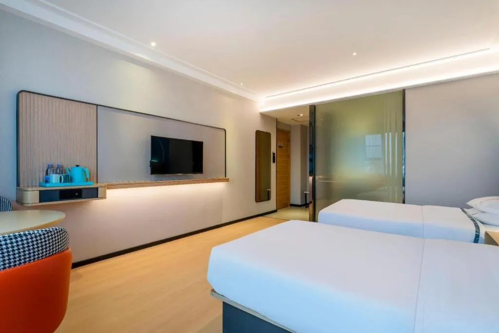 Bed in City Comfort Inn Yangjiang Yangxi Renmin Road Triumph Plaza