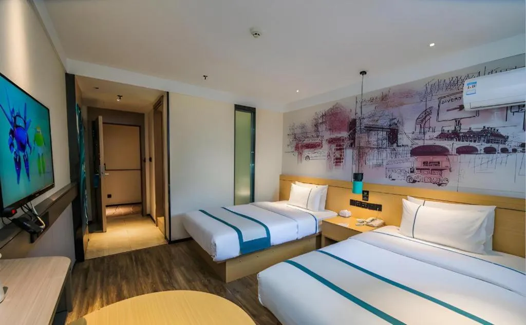 Bed in City Comfort Inn Kunshan Development Zone Penglang Xinxing Middle Road