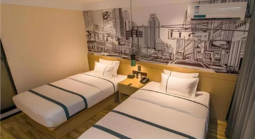 Bed in City Comfort Inn Kunshan Development Zone Penglang Xinxing Middle Road