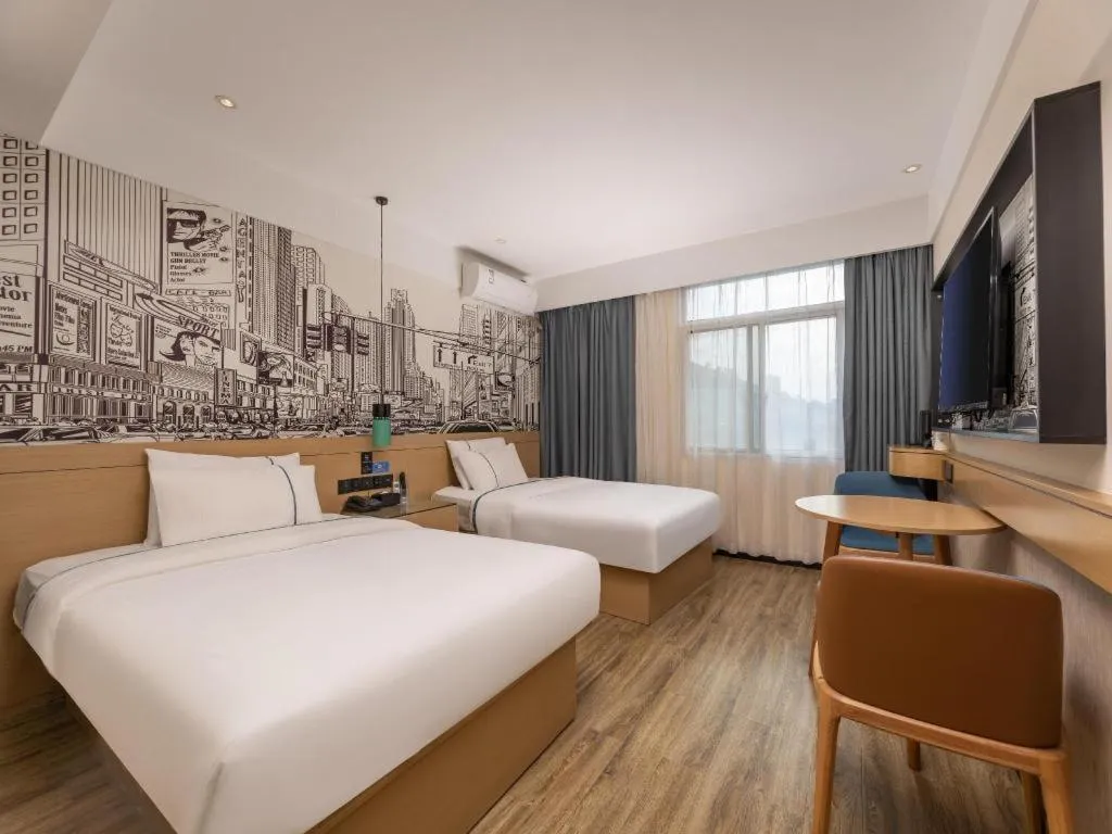 Bed in City Comfort Inn Kunshan Development Zone Penglang Xinxing Middle Road