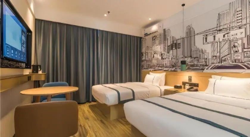 Bed in City Comfort Inn Kunshan Development Zone Penglang Xinxing Middle Road