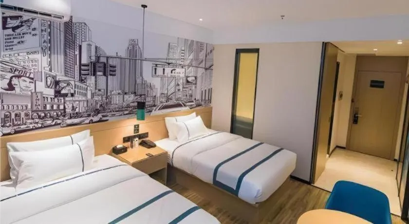 Bed in City Comfort Inn Kunshan Development Zone Penglang Xinxing Middle Road